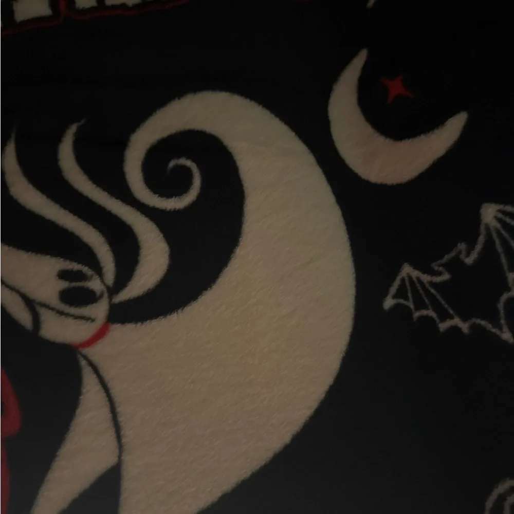New Disney Nightmare Before Christmas Halloween Throw Blanket